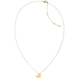 Smykker Calvin Klein Faceted Heart Necklace - Gold