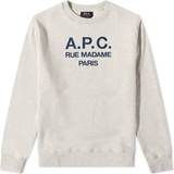 A.P.C. Rufus Organic Cotton Crewneck Sweatshirt - Ecru Heather