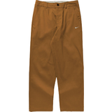 32 - Brun Bukser & Shorts Nike Tan Embroidered Trousers Waist - Ale Brown/White