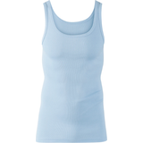 Herre Shapewear & Undertøj Calida Twisted Cotton Athletic Shirt - Ice Blue