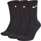 Nike Sort Undertøj Nike Value Cotton Crew Training Socks 3-pack Men - Black/White