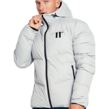Herre - Sølv - Vinterjakker 11 Degrees Large Panel Puffer Jacket – Silver