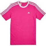 Stribede Overdele adidas Junior Girl's Striped T-shirt - Pink