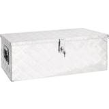 Stål Kasser & Kurve vidaXL Silver, 80 L Aluminium Cabinet Organiser Chest Storage Box