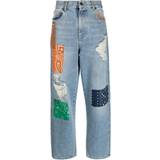 32 - Dame - Multifarvet Jeans Alanui California Patchwork Pants - Multicolor