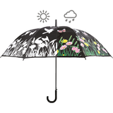 Esschert Design Rain umbrella changes colour changing butterflies flowers stock