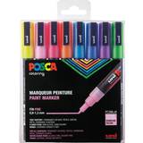 Kuglepenne Uni Posca PC-3ML Fine Bullet Sparkling Colors 8-pack