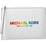 Michael Kors Jet Set Large Wristlet Clutch - White