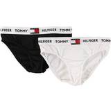 Jersey Trusser Tommy Hilfiger 85 Stretch Cotton Briefs 2-pack - White/Black