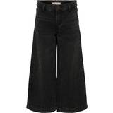 Jeans Sweatshirts Only Girl's Kogcomet Wide Dnm Loose Fit Jeans - Black