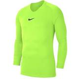 Grøn - Rund hals - Slim Overdele Nike Dri-FIT Park First Layer Men's Soccer Jersey - Volt/Black