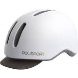 Polisport Cykelhjelme Polisport Unisex – Erwachsene Commuter Helm, White matt/Grey