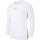 Genanvendt materiale - Hvid Overdele Nike Dri-FIT Park First Layer Men's Soccer Jersey - White/Cool Grey