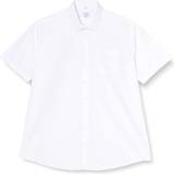 56 Skjorter Seidensticker Non-iron Fil a Fil Short Sleeve Business Shirt - White