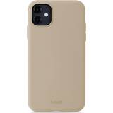 Beige Mobiletuier Holdit Mobilcover iPhone XR/11 Creme