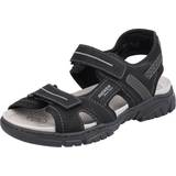 22750-00 Mens Adjustable Sandals Black: