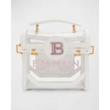 Indvendig lomme - Transparent Håndtasker Balmain White B-Buzz 23 Shoulder Bag 0CY TRANSPARENT/BLAN UNI