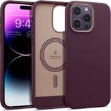 Caseology Plast Mobiletuier Caseology iPhone 14 Pro Max Cover Nano Pop Mag Burgundy Bean