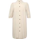 54 - Beige Kjoler KCliloa Shirt Dress - Light Sand Linen