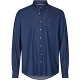 Signal Herre - XL Skjorter Signal Newman Demin Shirt - Blue