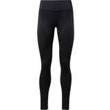 Reebok Elastan/Lycra/Spandex Bukser & Shorts Reebok Workout Ready Mesh Leggings - Night Black