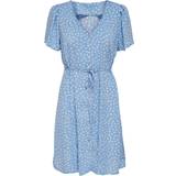 32 - Blomstrede - Dame Kjoler Only Sonja Life Short Dress - Light blue