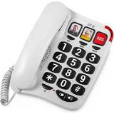 SPC Fastnettelefoner SPC Fastnettelefon Comfort Numbers 2 Hvid