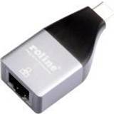 Roline Netværkskort & Bluetooth-adaptere Roline 12.02.1110, USB Type C, RJ-45, Silver