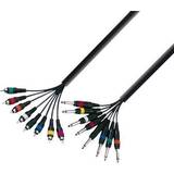 AH Cables Kabler AH Cables Multicore Jack mono to 8 RCA 3 K3 L8 PC 0300
