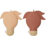 Brun Babymad opbevaring Konges Sløjd Smoothie Pose 2 pak Copper Brun/Rose Sand