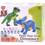 Play Dukkehus Legetøj Play Paint your own Dinos 15pcs. Fjernlager, 5-6 dages levering