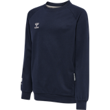 Bomuld Sweatshirts Hummel Kid's Move Grid Cotton Sweatshirt - Marine (214912-7026)