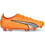 Herre - Stof Fodboldstøvler Puma Ultra Ultimate FG/AG M - Ultra Orange/White/Blue Glimmer