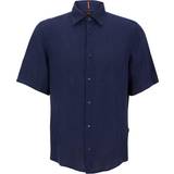 Hugo Boss Herre - XL Skjorter HUGO BOSS Men's Rash Regular Fit Shirt - Navy Blue