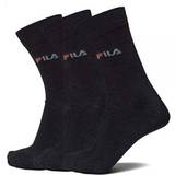 Fila Sort Undertøj Fila Calze High Socks 3-pack - Black