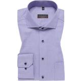 Eterna Herre - Lilla Skjorter Eterna Textured Modern Fit Shirt - Lavender