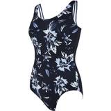 Zoggs Dame Badedragter Zoggs Juliet Actionback Swimsuit - Black/White