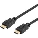 HDMI-kabler - High Speed with Ethernet (4K) Deltaco Flex HDMI - HDMI M-M 2m