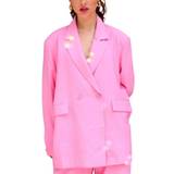 Dame - Nylon Blazere Noella Mika Oversize Blazer - Candy pink