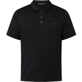 Michael Kors Bomuld Overdele Michael Kors Sleek Short Sleeve Polo Shirt - Black