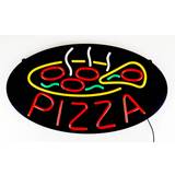 Festartikler Neonskilt 70cm "Pizza"