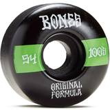Sort Hjul Bones Wheels OG Formula Skateboard Wheels 100 54mm V4 Sidecut 4pk Black str. 54mm
