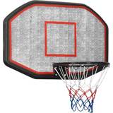 Basketball plade vidaXL Basketballkurv med plade 109x71x3 cm polyethylen sort