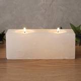 Fyrfadsstager Wagner Life Twin Cube White tea light Candle Holder