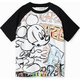 Desigual Piger Børnetøj Desigual Disney's Mickey Mouse illustration T-shirt WHITE 11/12