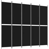 vidaXL 5-panels stof Rumdeler 249.9x220cm