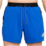 Nike Men's Dri-FIT Brief-Lined Trail Second Sunrise Running Shorts - Blue/Navy/Yellow