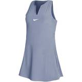 Nike Blå Kjoler Nike Women's Dri-FIT Advantage Tennis Dress - Blue