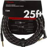 Fender 6,3 mm (1/4 TRS) kabler Fender 0990820077 Deluxe Series Straight to Right Angle Instrument Cable
