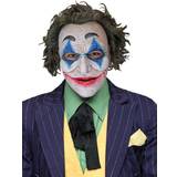 Brun Masker Ghoulish Productions Clown Crazy Jack Mask Blue/Brown/Green